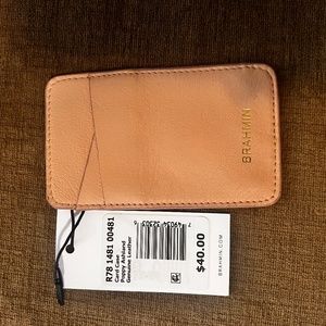 NWT Brahmin cardholder in Poppy Ashland